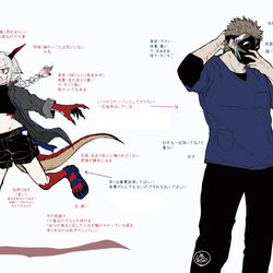 This is a pixiv picture whose title is 【創作】らくがきとか.