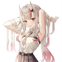 This is a pixiv picture whose title is 百鬼あやめ.