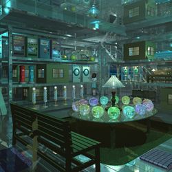 This is a pixiv picture whose title is 物置部屋の片隅に.