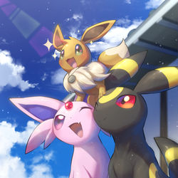 This is a pixiv picture whose title is 月と太陽.