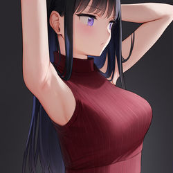 This is a pixiv picture whose title is ローライズタイツ.