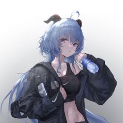 This is a pixiv picture whose title is トレーニング.