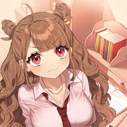 This is a pixiv picture whose title is ウザ絡みギャルの居候が俺の部屋から出ていかない。2.