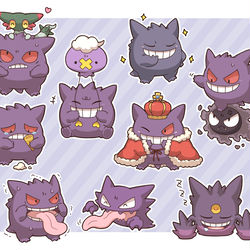 This is a pixiv picture whose title is ゲンガーの日。.