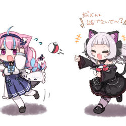 This is a pixiv picture whose title is シオンちゃんお友達捕まえちゃだめだよ.