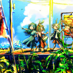 This is a pixiv picture whose title is 夏合宿.