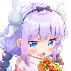 This is a pixiv picture whose title is ホットドッグ食べるカンナちゃん.