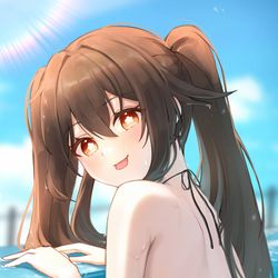 This is a pixiv picture whose title is べー.