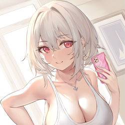 This is a pixiv picture whose title is シリアス.