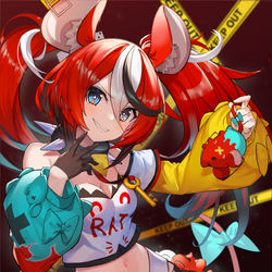 This is a pixiv picture whose title is Hakos Baelz.