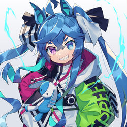 This is a pixiv picture whose title is ⚡.