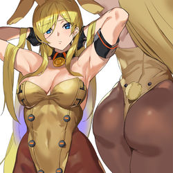 This is a pixiv picture whose title is 【GGST ミリアちゃん】.