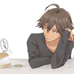 This is a pixiv picture whose title is これはマリトッツォに餌をやるファラオ.