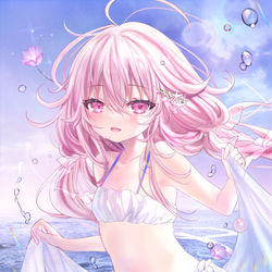 This is a pixiv picture whose title is 🌷.