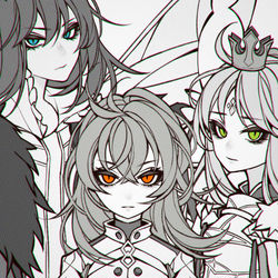 This is a pixiv picture whose title is 落書き.