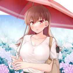 This is a pixiv picture whose title is 梅雨っち.