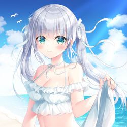 This is a pixiv picture whose title is Ocean Side.