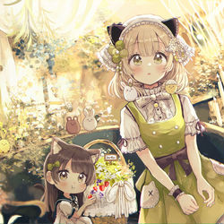 This is a pixiv picture whose title is 村娘の植物部屋.