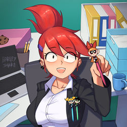 This is a pixiv picture whose title is Office Frankie Foster.