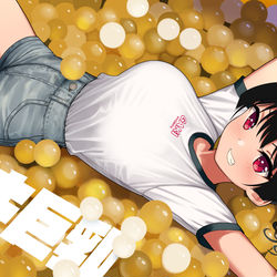 This is a pixiv picture whose title is ガキ巨乳💢64.