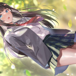 This is a pixiv picture whose title is み、見えました…⁈.