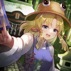 This is a pixiv picture whose title is 神遊び.