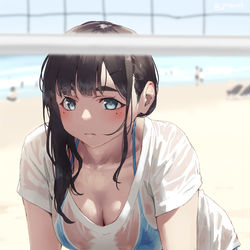 This is a pixiv picture whose title is 次は落としたくないふと眉ちゃん.