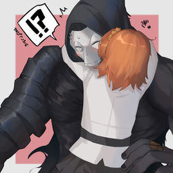 This is a pixiv picture whose title is 覆面鯖ぐだ.