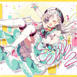 This is a pixiv picture whose title is 銀河系アイドル.