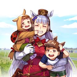 This is a pixiv picture whose title is ゴルシちゃんふれあいランド（小学生以下のおこさま限定）.