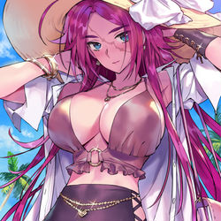 This is a pixiv picture whose title is 水着ドレイク.