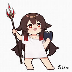 This is a pixiv picture whose title is 书上说蒙德是这么驱鬼的：阿门.