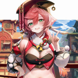 This is a pixiv picture whose title is 煙緋.