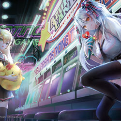 This is a pixiv picture whose title is 【お仕事絵】アズールレーンEN版3周年記念イラスト.
