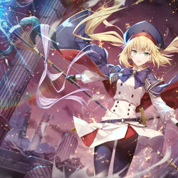 This is a pixiv picture whose title is キャストリア　横.