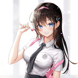 This is a pixiv picture whose title is 女子中学生.