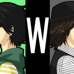 This is a pixiv picture whose title is 仮面ライダーW.