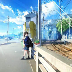 This is a pixiv picture whose title is 七里ヶ浜.