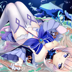 This is a pixiv picture whose title is 心海.