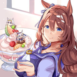 This is a pixiv picture whose title is スーパークリークパフェ.
