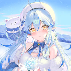 This is a pixiv picture whose title is 雪花ラミィ.