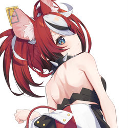 This is a pixiv picture whose title is Hakos Baelz.