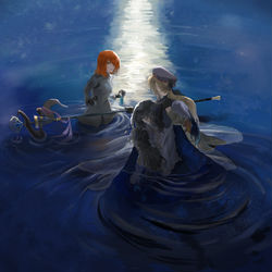 This is a pixiv picture whose title is 躍動トリオ詰め.