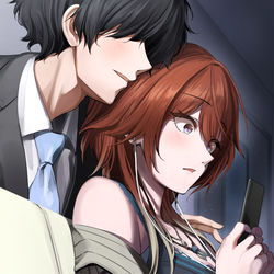 This is a pixiv picture whose title is 「びっ……くりした」.