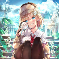 This is a pixiv picture whose title is ワトソン・アメリア.