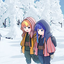 This is a pixiv picture whose title is 冬はさとりか.