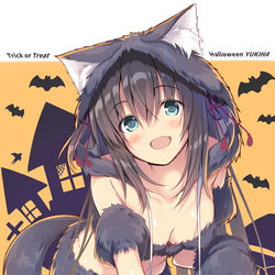 This is a pixiv picture whose title is ハロウィンゆきは.