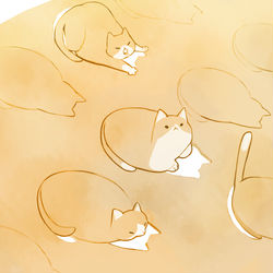 This is a pixiv picture whose title is 立体ねこクッキー.