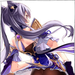 This is a pixiv picture whose title is 刻晴.