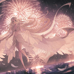 This is a pixiv picture whose title is 華.